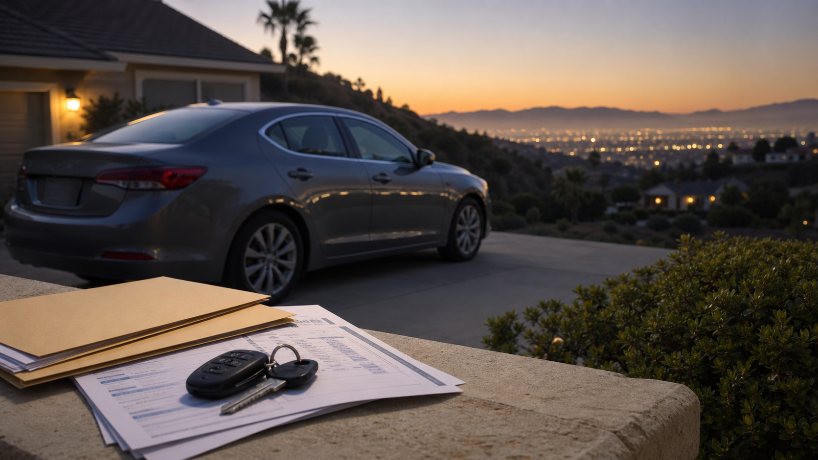 Editorial photo representing CA Carriers Cut LA Auto Bundle Discounts in 2026 After Wildfire Losses