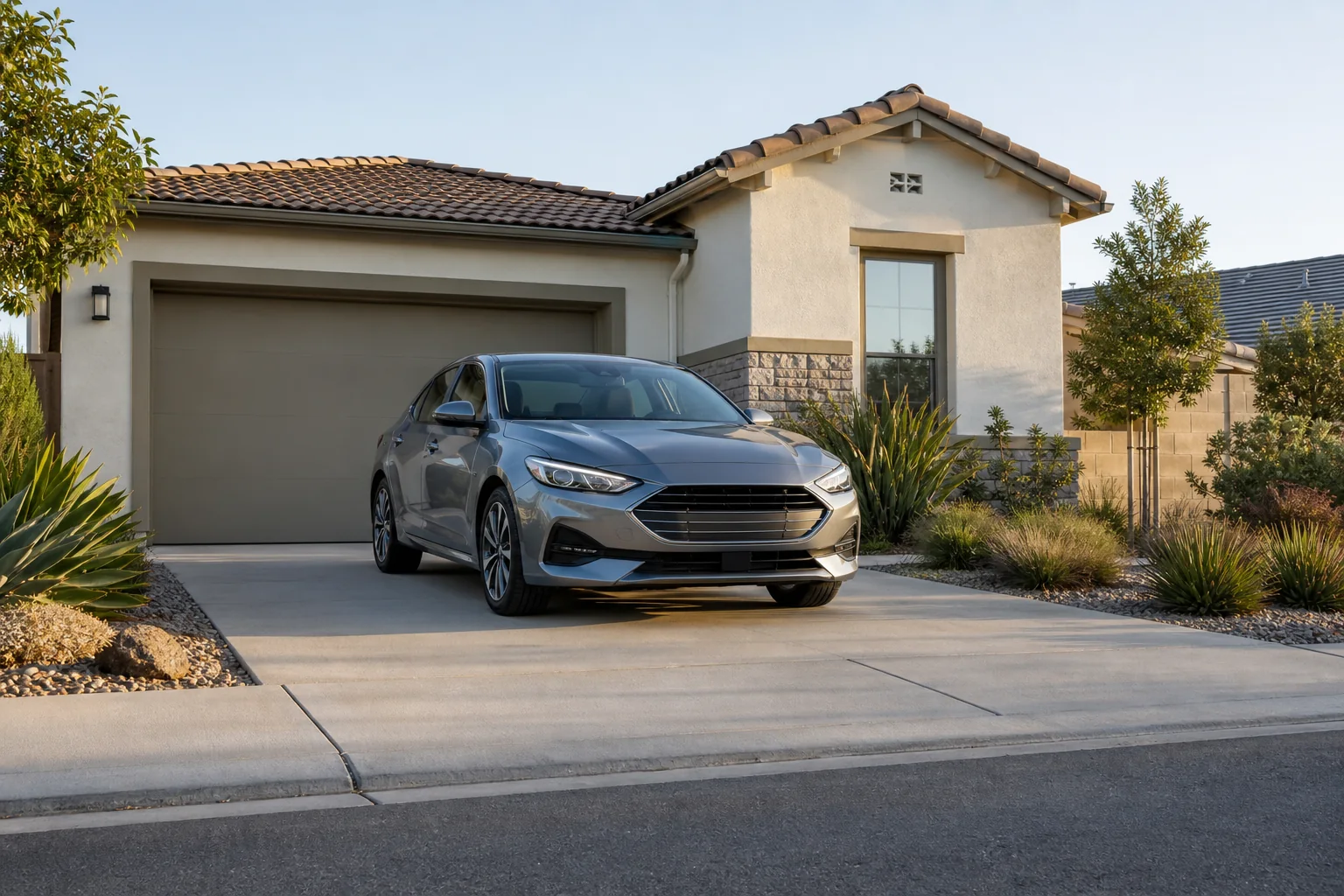 Carpetas de tarifas de seguro de auto en California, una linea de costos de reparacion y avisos de renovacion sobre un escritorio regulatorio